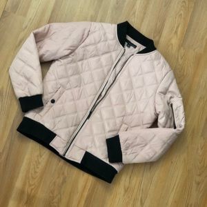 Light pink bomber jacket